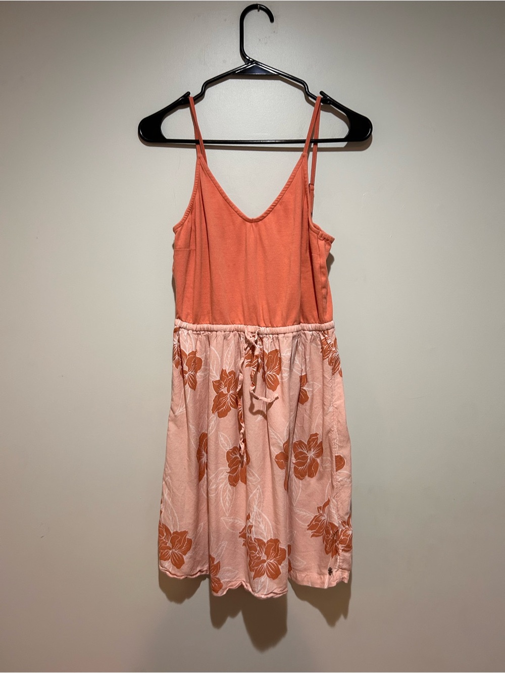 Roxy Coral Tank Dress with Spaghetti Straps